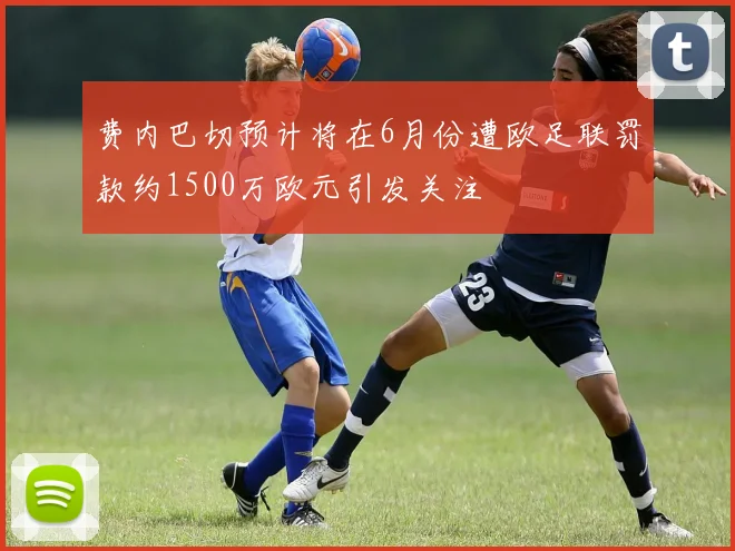 费内巴切预计将在6月份遭欧足联罚款约1500万欧元引发关注